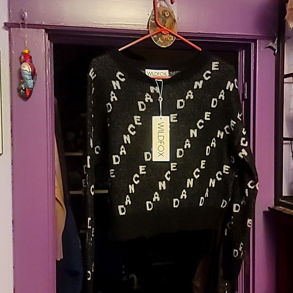Wildfox Sweaters - Wildfox Dance Repeat Sweater NWT XSM